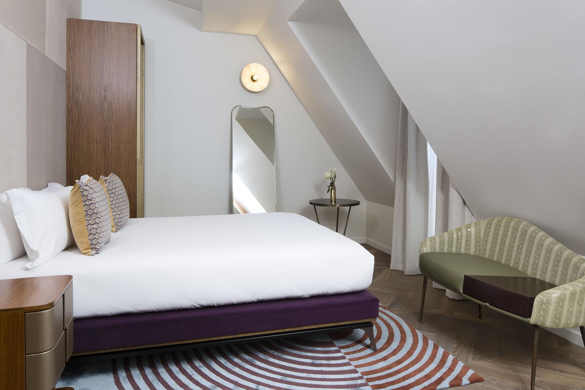 Maison Breguet Párizs Kültér fotó A bedroom at the Hotel 57